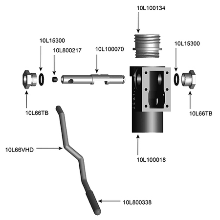 MARCO Spindle O-Ring for Blastmaster® 153 Remote Control Valve 10L15300